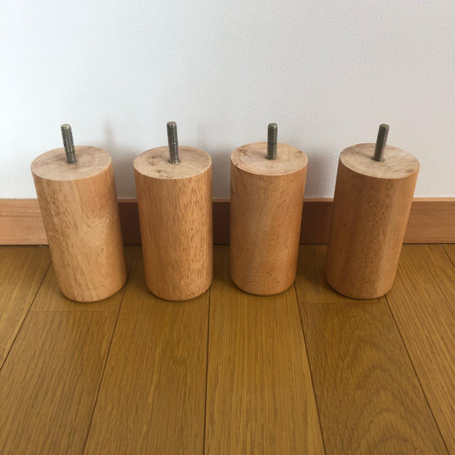 MUJI (無印良品) - 無印良品 脚付きベッド 脚12cm 4本セット(旧型)の