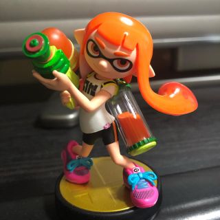 ニンテンドウ(任天堂)のamiibo アミーボ インクリング イカ ガール オレンジ(ゲームキャラクター)