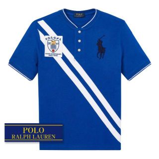 ラルフローレン(Ralph Lauren)の☆新品☆140 ラルフローレン メッシュTシャツ サファイアブルー 4185 (Tシャツ/カットソー)