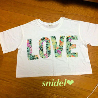 スナイデル(SNIDEL)のsnidel Tシャツ♡(Tシャツ(半袖/袖なし))