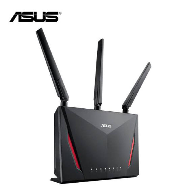 ASUS(エイスース)のASUS ゲーミング ルーター RT-AC86U 中古 スマホ/家電/カメラのPC/タブレット(PC周辺機器)の商品写真