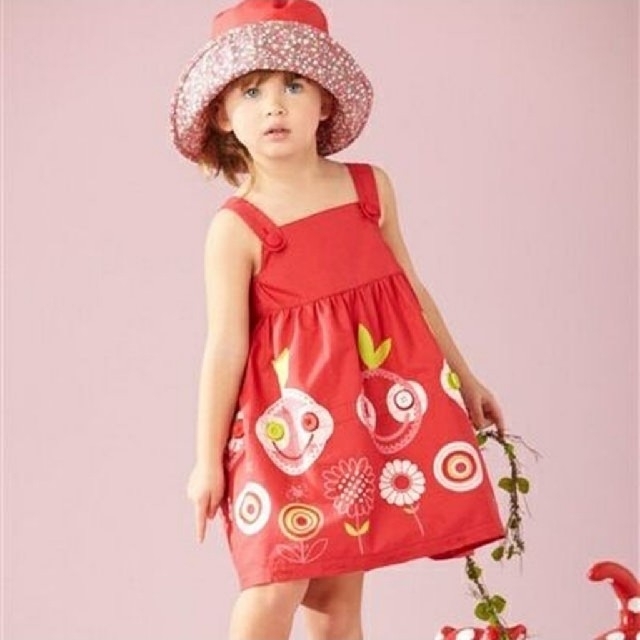 ☆Vertbaudet☆フランスブランド♪ホワイトのみ!! キッズ/ベビー/マタニティのキッズ服女の子用(90cm~)(ワンピース)の商品写真