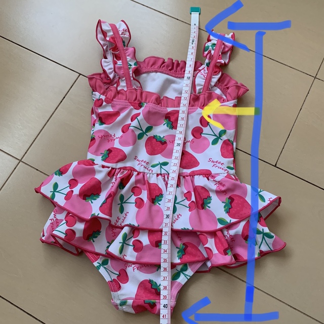 95サイズ  女の子水着 キッズ/ベビー/マタニティのキッズ服女の子用(90cm~)(水着)の商品写真