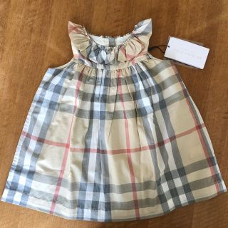 バーバリー(BURBERRY)の新品未使用 Burberryバーバリー ベビーワンピース 90cm(ワンピース)