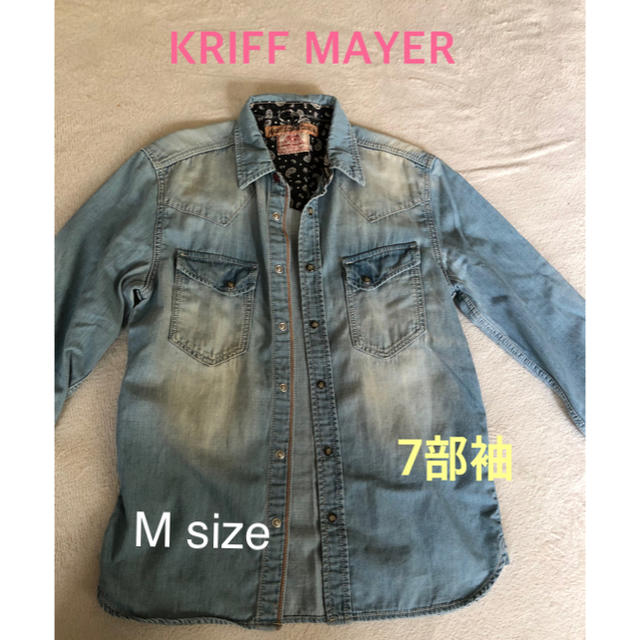 KRIFF MAYER(クリフメイヤー)のクリフメイヤー KRIFMAYER 7部袖シャツ メンズのトップス(シャツ)の商品写真