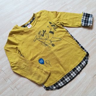 アカチャンホンポ(アカチャンホンポ)の☆チェック切替トップス　120cm☆(Tシャツ/カットソー)