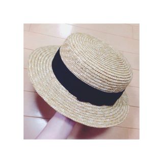 マウジー(moussy)のmoussy カンカン帽(ハット)