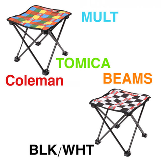 コールマン(Coleman)のコールマン コンパクト トレッキングスツール 2脚セット トミカBEAMSコラボ(テーブル/チェア)