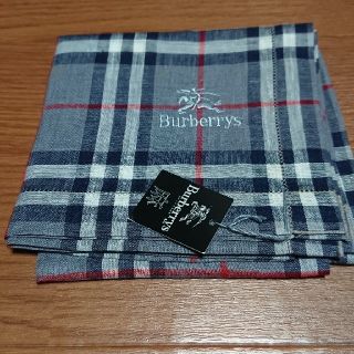 バーバリー(BURBERRY)の新品バーバリーハンカチ  麻(ハンカチ/ポケットチーフ)