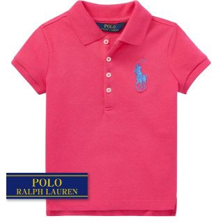 ラルフローレン(Ralph Lauren)の☆新品☆115 ラルフローレン 半袖ビッグポニーポロシャツ ピンク 2808 (Tシャツ/カットソー)