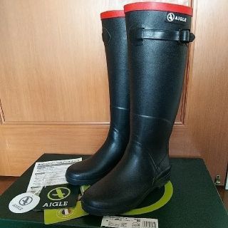 エーグル(AIGLE)のAIGLE  レインブーツ  シャンタンベル ネイビー マリン サイズ 35 ♪(レインブーツ/長靴)