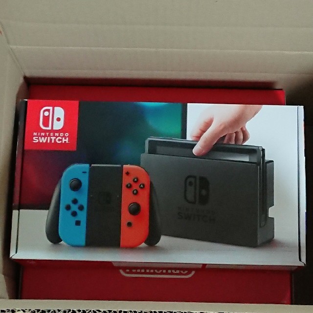 Nintendo Switch(ニンテンドースイッチ)のネオン 4台 ニンテンドー スイッチ Nintendo Switch 本体 新品 エンタメ/ホビーのゲームソフト/ゲーム機本体(家庭用ゲーム機本体)の商品写真