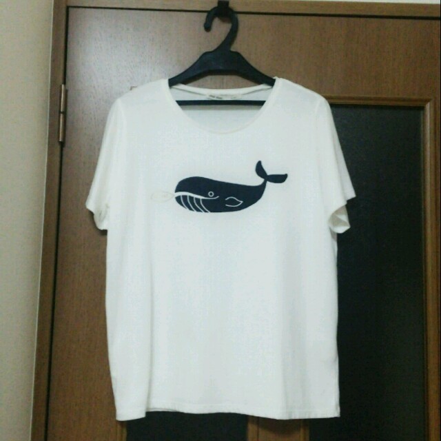 SM2(サマンサモスモス)のクジラTシャツ レディースのトップス(Tシャツ(半袖/袖なし))の商品写真