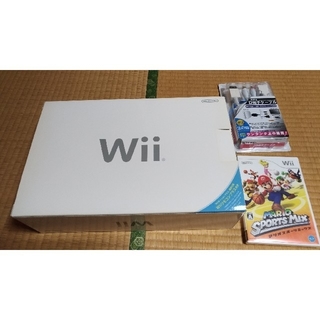 ウィー(Wii)の☆Wii 新品未使用品 付属品あり★(家庭用ゲーム機本体)