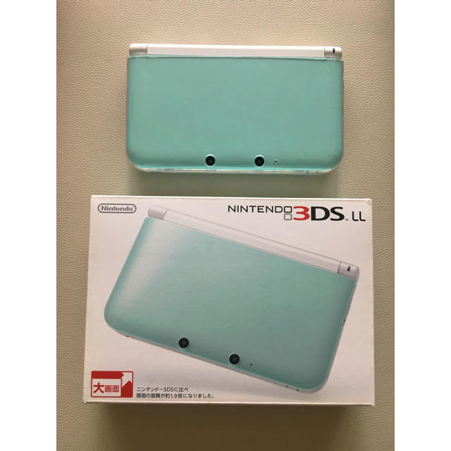 ニンテンドー3DS LL ミントカラー【ソフト2本付き】