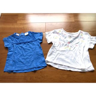 ザラ(ZARA)のZARA 女の子半袖キッズカットソー【80サイズ】(シャツ/カットソー)