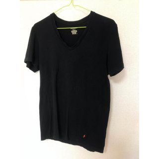 ポロラルフローレン(POLO RALPH LAUREN)のPOLO ラルフローレン メンズ Vネック黒Tシャツ(Tシャツ/カットソー(半袖/袖なし))