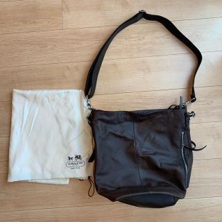 コーチ(COACH)のコーチ レザー ショルダーバック USED(ショルダーバッグ)