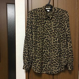 エイチアンドエム(H&M)のH&M レオパードブラウス ヒョウ柄シャツ ZARA 豹柄 シフォン(シャツ/ブラウス(長袖/七分))