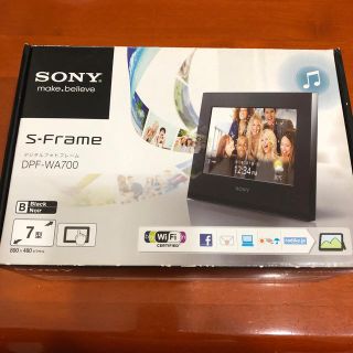 ソニー(SONY)の新品SONY デジタル フォトフレーム7型 S-Frame DPF-WA700(フォトフレーム)