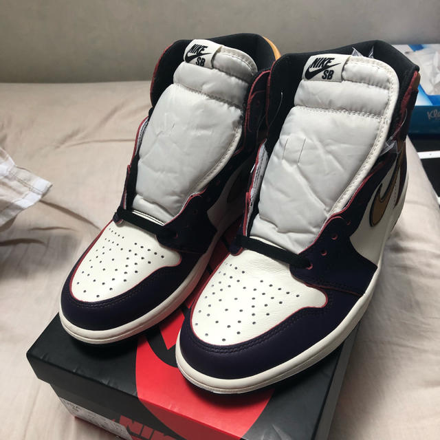 nike sb air jordan 1 defiant Lakers 27cm