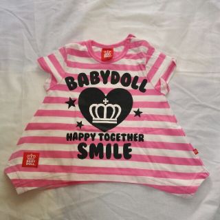 ベビードール(BABYDOLL)のベビードール　半袖Tシャツ【80㎝】(Ｔシャツ)