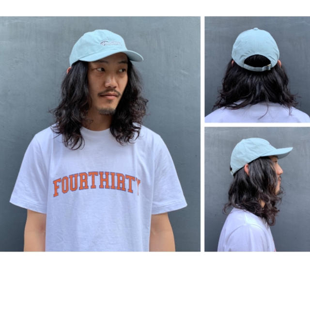 430(フォーサーティ)の430 即完売品 POP LOGO NYLON CAP ベージュ メンズの帽子(キャップ)の商品写真