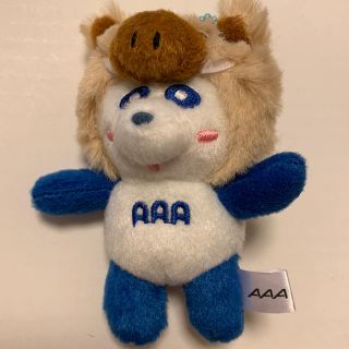 トリプルエー(AAA)のAAA え〜パンダ うりぼうキーホルダー 青(キャラクターグッズ)