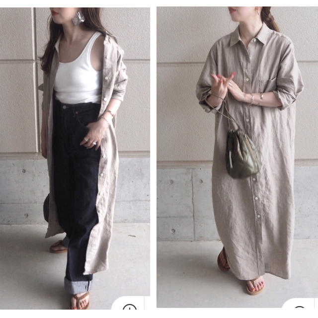 plage プラージュ リネンシャツワンピース 36 - www.husnususlu.com