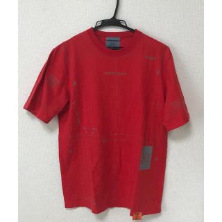 値下 美品 半袖Tシャツ  レッド 赤色 メンズ  トップス  ダブルショック(Tシャツ/カットソー(半袖/袖なし))