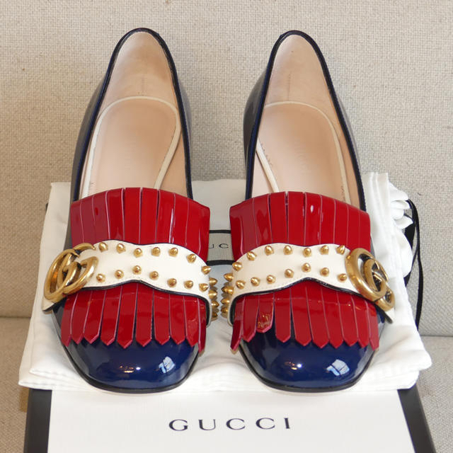 安心発送】 - Gucci 美品‼︎《新品未使用》GUCCI パンプス グッチ