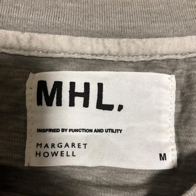 MARGARET HOWELL(マーガレットハウエル)のMHL グレー半袖Tシャツ メンズのトップス(Tシャツ/カットソー(半袖/袖なし))の商品写真