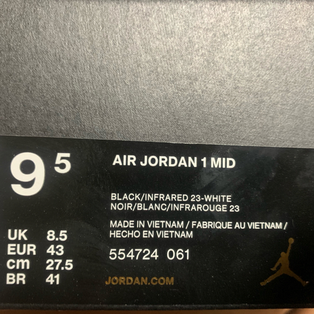 NIKE(ナイキ)のNIKE AIR JORDAN 1 MID "TOP3"エアジョーダン メンズの靴/シューズ(スニーカー)の商品写真