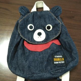 ダブルビー(DOUBLE.B)の中古美品！ミキハウス ダブルB ミニリュック(リュックサック)