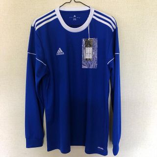 アディダス(adidas)の【新品】アディダス adidas 長袖 シャツ ブルー XO サイズ(Tシャツ/カットソー(七分/長袖))