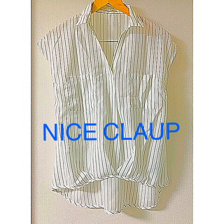 ナイスクラップ(NICE CLAUP)のNICE CLAUP トップス ノースリーブ シャツ(シャツ/ブラウス(半袖/袖なし))