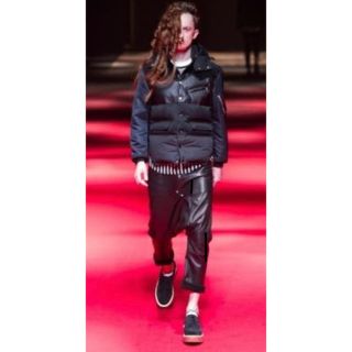 GANRYU 15AW 綿チノクロス製品洗いベイカーサルエルパンツ-S