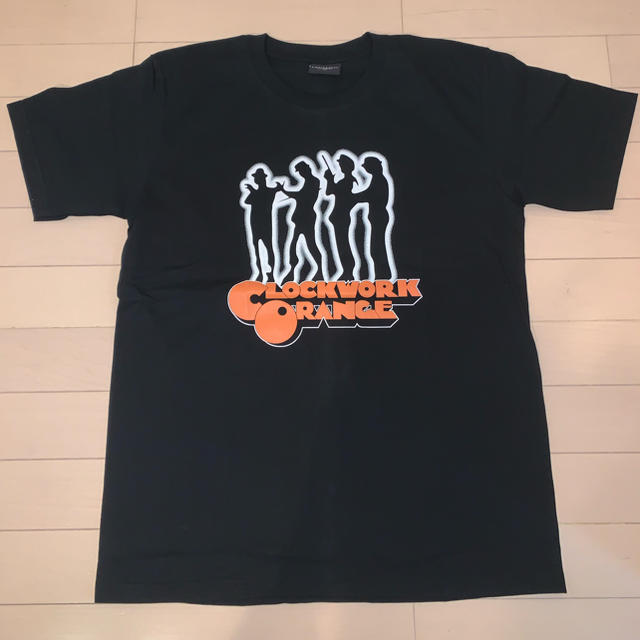 時計仕掛けのオレンジ tシャツ Mサイズ ブラック メンズのトップス(Tシャツ/カットソー(半袖/袖なし))の商品写真