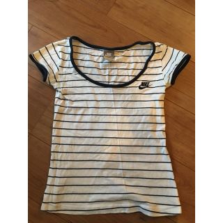 ナイキ(NIKE)のNIKE テニス ボーダーTシャツ(ウェア)