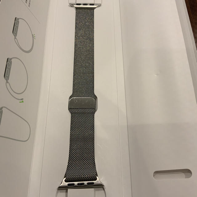 (純正品) Apple Watch ミラネーゼループ 42mm シルバー