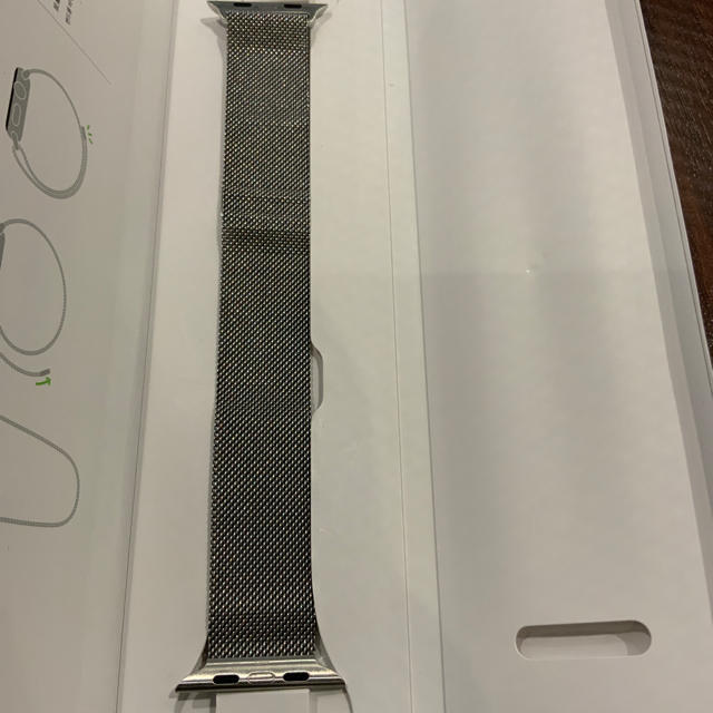 (純正品) Apple Watch ミラネーゼループ 42mm シルバー