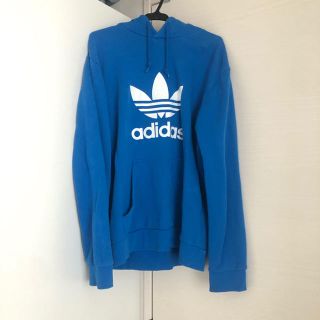 アディダス(adidas)のadidas アディダス パーカー オリジナル ブルー(パーカー)