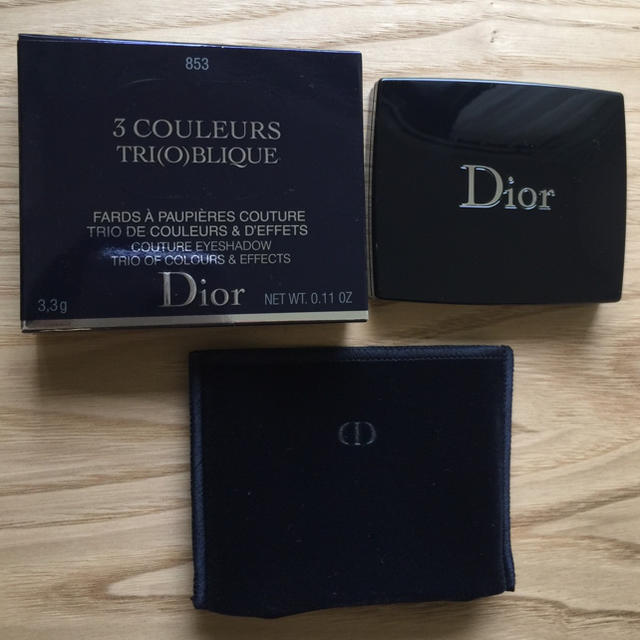 Dior ディオール 限定品・トリオブリック パレット 853ローズキャンバス 1