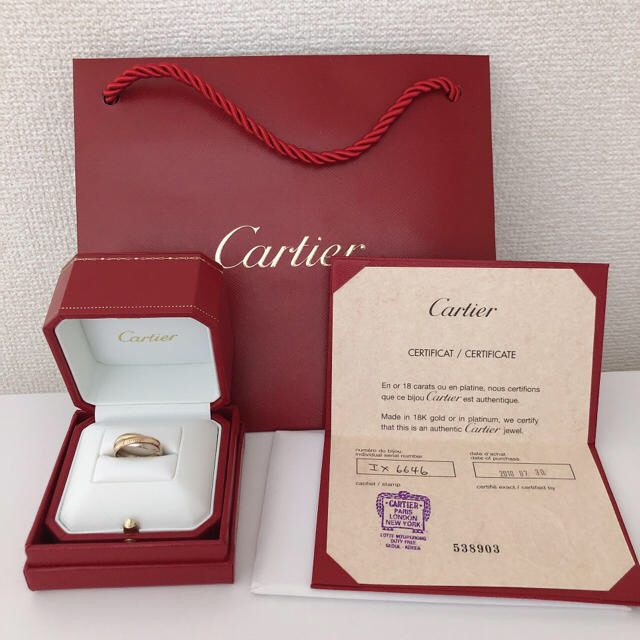 Cartier(カルティエ)の【Tigger様専用です】 レディースのアクセサリー(リング(指輪))の商品写真