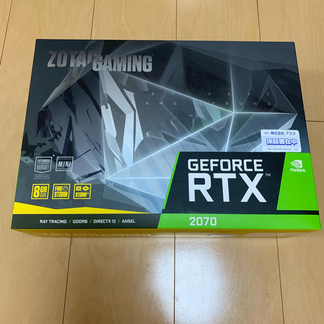 カメラ ZOTAC GAMING GeForce RTX 2070の通販 by 地下水's shop｜ラクマ カテゴリ