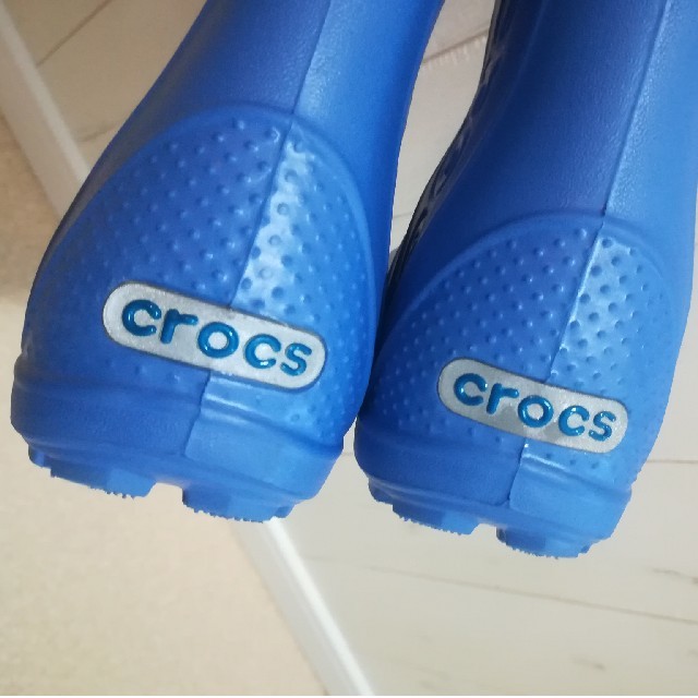 crocs(クロックス)のクロックスキッズレインブーツ14cm キッズ/ベビー/マタニティのベビー靴/シューズ(~14cm)(長靴/レインシューズ)の商品写真