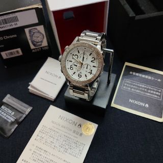 ニクソン(NIXON)のNIXON【THE 42-20 CHRONO】ニクソン美品★動作確認済★送料無料(腕時計(アナログ))