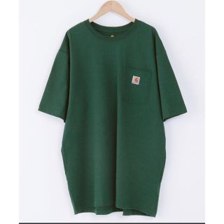 カーハート(carhartt)の再入荷 早い者勝ち カーハート ポケットＴシャツ Mサイズ グリーン(Tシャツ/カットソー(半袖/袖なし))