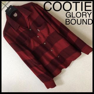 クーティー(COOTIE)の◆レア◆COOTIE GLORY BOUND◆オープンカラーシャツ ボーダー M(シャツ)