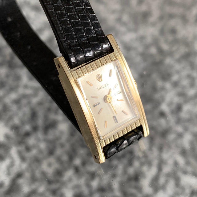 人気特価 ((専用) - ROLEX ロレックス 無垢ケース 14KYG アンティーク時計 レディース 腕時計